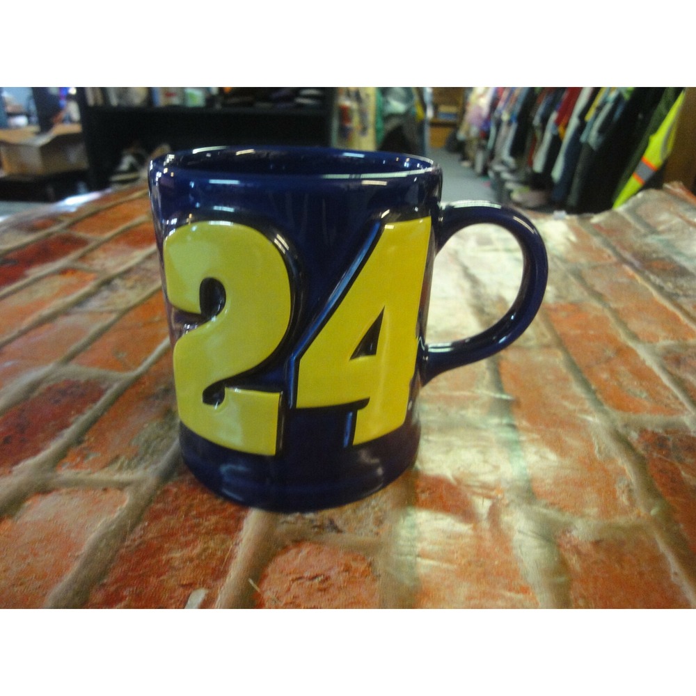 #24 Jeff Gordon Nascar Blue‎ coffee Mug
